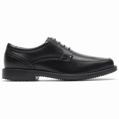 Sapatos Oxfords Rockport Style Leader 2 Apron Toe Homem Pretas PT-78019